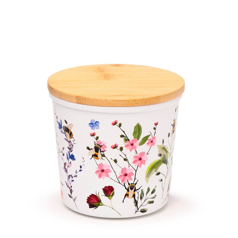 Nectar Meadows Set of 2 RPET & Bamboo Storage Jars S/M - Gift Arch
