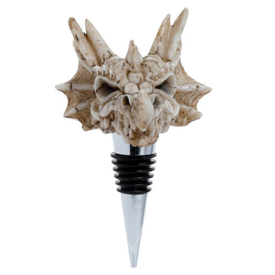 Shadows of Darkness Dragon Skull Bottle Stopper - Gift Arch