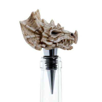 Shadows of Darkness Dragon Skull Bottle Stopper - Gift Arch