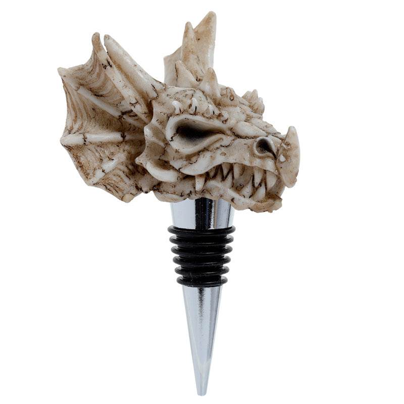 Shadows of Darkness Dragon Skull Bottle Stopper - Gift Arch
