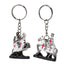 Crusader Knight on Horseback Defender Keyring - Gift Arch