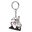 Crusader Knight on Horseback Defender Keyring - Gift Arch