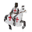 Crusader Knight on Horseback Defender Magnet - Gift Arch