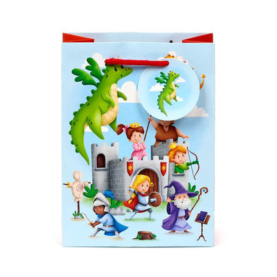 Knights & Dragons Gift Bag Medium - Gift Arch