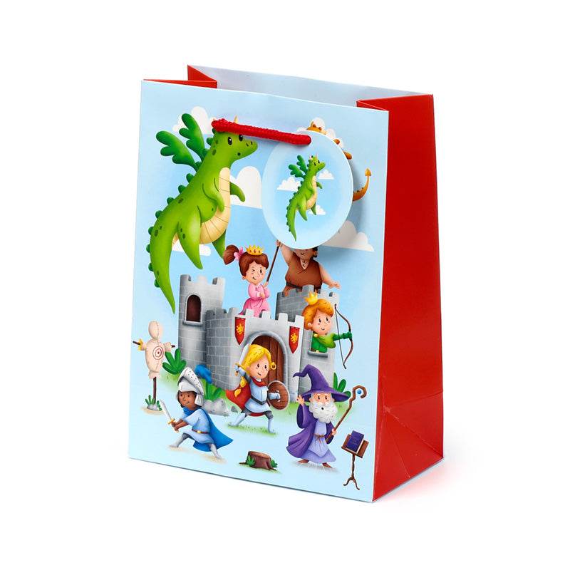Knights & Dragons Gift Bag Medium - Gift Arch