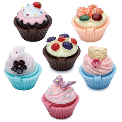 Fun Lip Gloss in Fairy Cake Holder in Display Box - Gift Arch