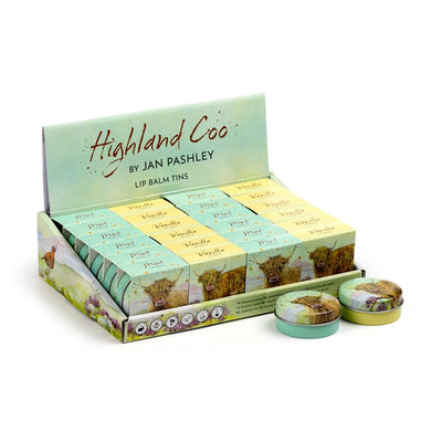 Jan Pashley Highland Coo Lip Balm in a Tin - Gift Arch