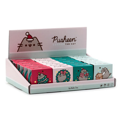 Pusheen the Cat Christmas 2023 Lip Balm in a Tin - Gift Arch