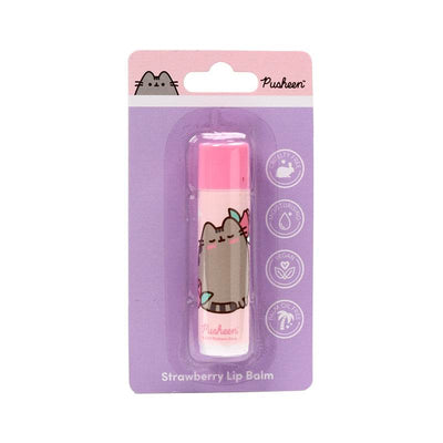Pusheen the Cat Strawberry Stick Lip Balm - Gift Arch