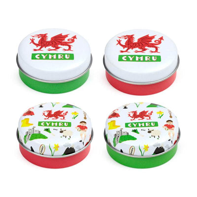 Welsh Dragon Wales (Cymru) Souvenir Lip Balm in a Tin - Gift Arch