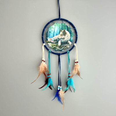 Lisa Parker Fairy Stories Wolf & Fairy Dreamcatcher 16cm - Gift Arch