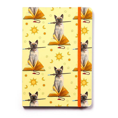 Lisa Parker Hocus Pocus Cat Recycled Paper A5 Notebook - Gift Arch