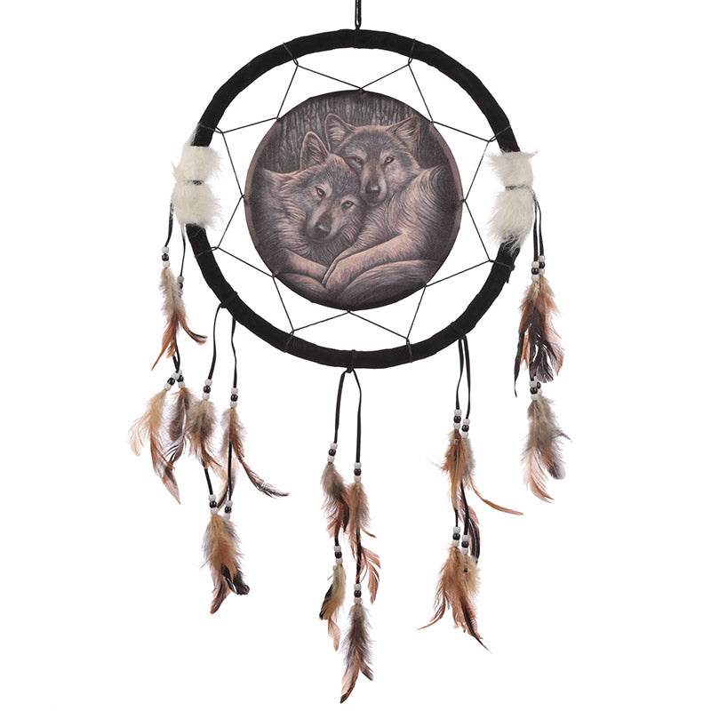 Lisa Parker Loyal Companions Wolf Dreamcatcher 33cm - Gift Arch
