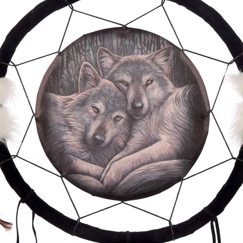 Lisa Parker Loyal Companions Wolf Dreamcatcher 33cm - Gift Arch