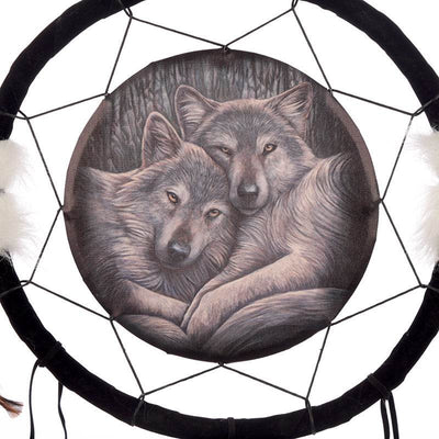 Lisa Parker Loyal Companions Wolf Dreamcatcher 33cm - Gift Arch