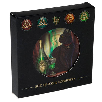 Lisa Parker Magic Cats Set of 4 Cork Coasters - Gift Arch