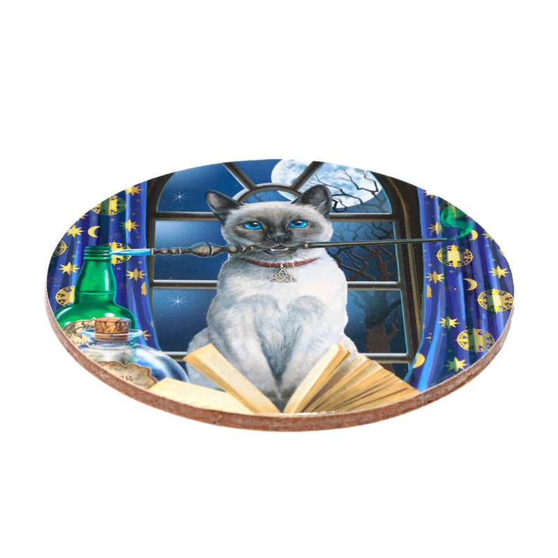 Lisa Parker Magic Cats Set of 4 Cork Coasters - Gift Arch