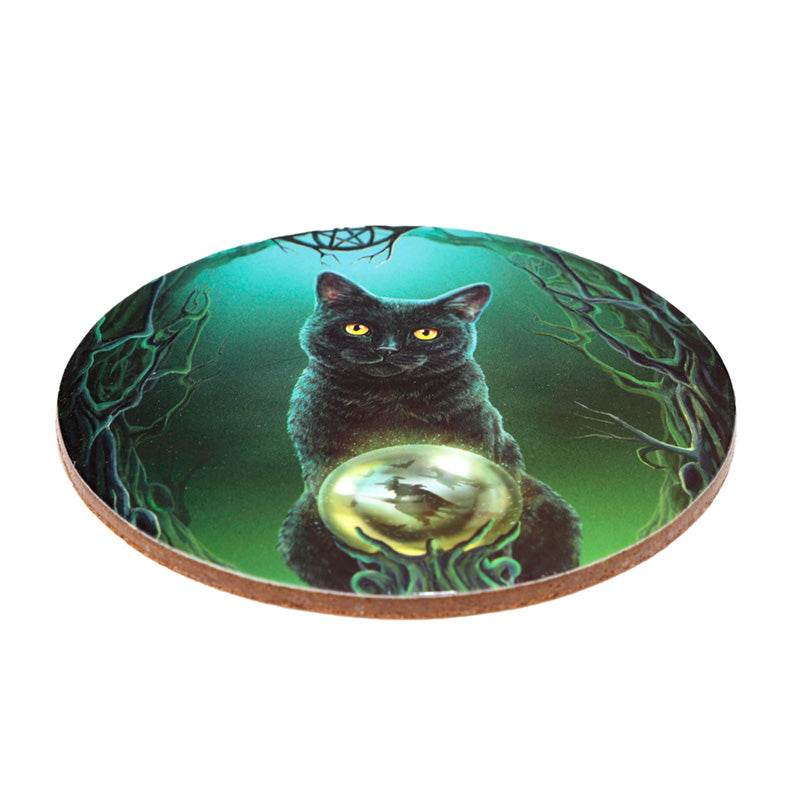 Lisa Parker Magic Cats Set of 4 Cork Coasters - Gift Arch