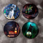 Lisa Parker Magic Cats Set of 4 Cork Coasters - Gift Arch