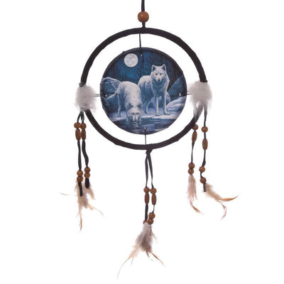 Lisa Parker Warriors of Winter Wolf Dreamcatcher 16cm - Gift Arch