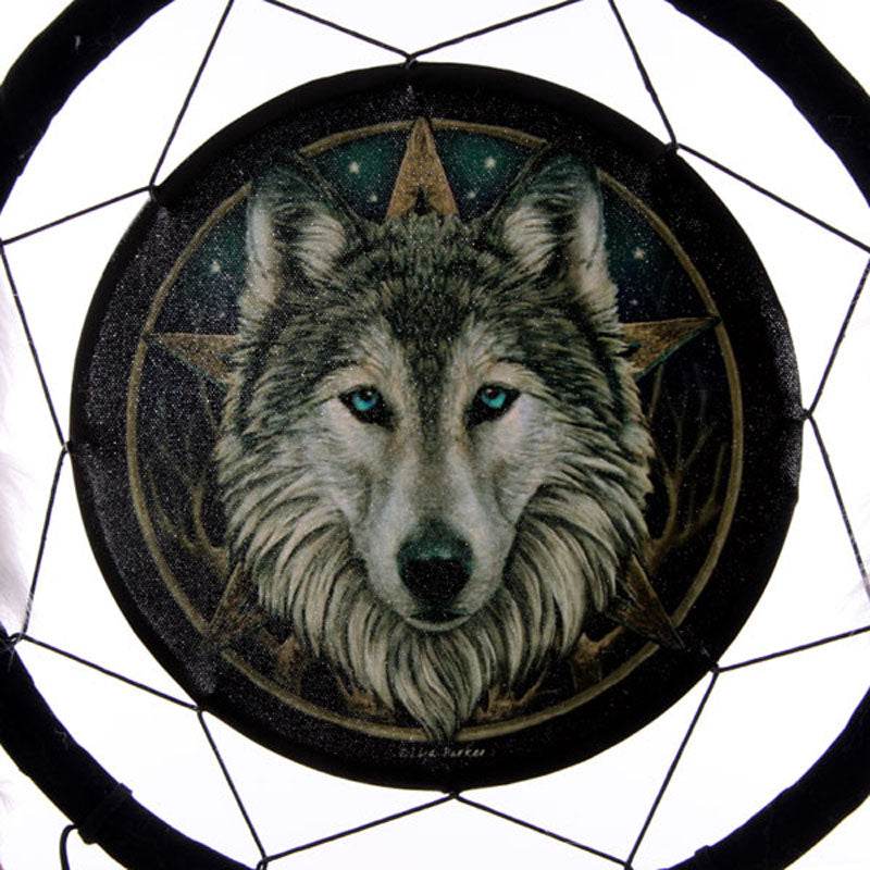 Lisa Parker Wolf Head Dreamcatcher 33cm - Gift Arch