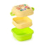 Adoramals Wild Clip Lock Stacked Bento Snack Lunch Box - Gift Arch