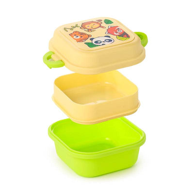 Adoramals Wild Clip Lock Stacked Bento Snack Lunch Box - Gift Arch