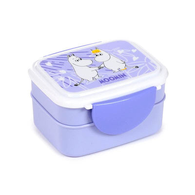 Moomin Clip Lock Stacked Bento Lunch Box with Cutlery - Gift Arch