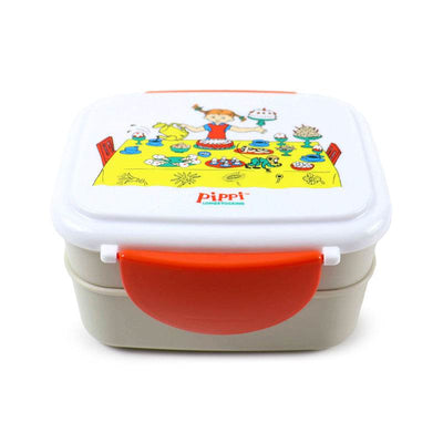 Pippi Longstocking Clip Lock Stacked Bento Lunch Box with Cutlery - Gift Arch