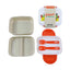 Pippi Longstocking Clip Lock Stacked Bento Lunch Box with Cutlery - Gift Arch