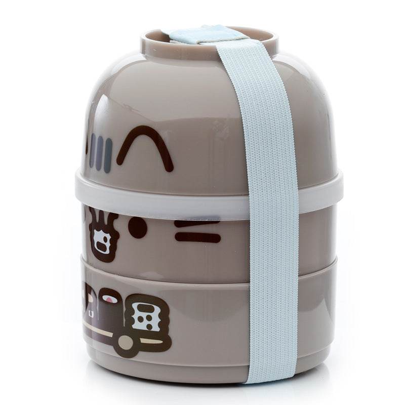 Pusheen the Cat Stacked Round Bento Lunch Box - Gift Arch