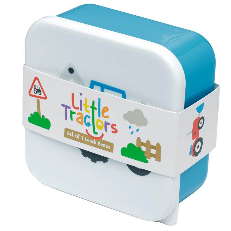 Set of 3 Lunch Box M/L/XL Little Tractors - Gift Arch