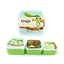 Set of 3 Lunch Box M/L/XL Tropical Tree Frog - Gift Arch
