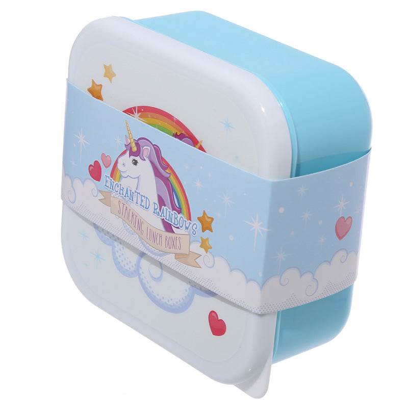 Set of 3 Lunch Box S/M/L Enchanted Rainbows Unicorn - Gift Arch