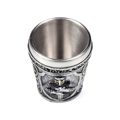 Decorative Medieval Black Knight Shot Glass - Gift Arch
