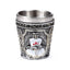 Decorative Medieval White Knight Shot Glass - Gift Arch