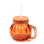 Pumpkin Mason Drinking Jar & Straw - Gift Arch