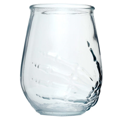 Skeleton Hand Set of 2 Glass Tumblers - Gift Arch