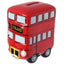 London Icons Red Routemaster Bus Ceramic Money Box - Gift Arch