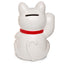 Maneki Neko Lucky Cat White Ceramic Money Box - Gift Arch