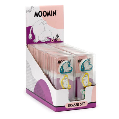 Moomin 3 Piece Eraser Set - Gift Arch