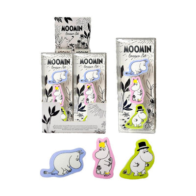 Moomin Garden 3 Piece Eraser Set - Gift Arch