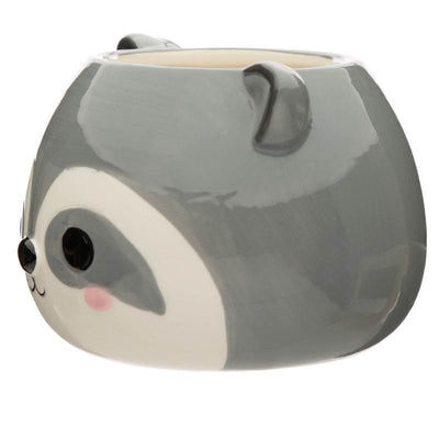 Adoramals Raccoon Head Ceramic Shaped Mug - Gift Arch