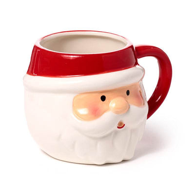 Christmas Santa Head Ceramic Shaped Mug - Gift Arch