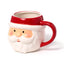 Christmas Santa Head Ceramic Shaped Mug - Gift Arch