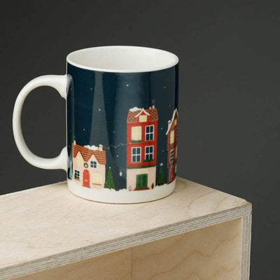 Christmas Village Porcelain Mug - Gift Arch
