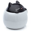 Feline Fine Black Cat Peeping Lid Ceramic Lidded Animal Mug - Gift Arch