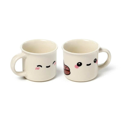 Foodiemals Set of 2 Porcelain Espresso Cups - Gift Arch