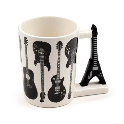 Headstock Guitar Rock Guitar Ceramic Shaped Handle Mug - Gift Arch