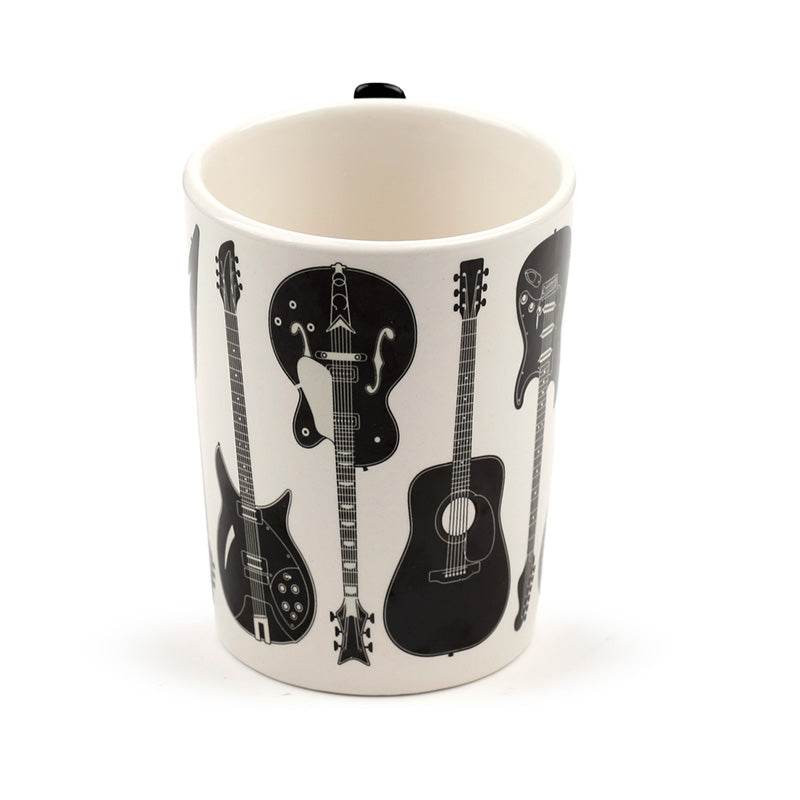 Headstock Guitar Rock Guitar Ceramic Shaped Handle Mug - Gift Arch